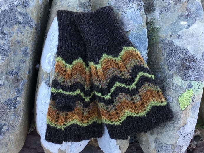 Landscape Lace Mitts - Wilma Malcolmson