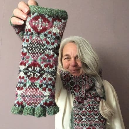 Smola Long Fingerless Gloves - Tracy Doxey